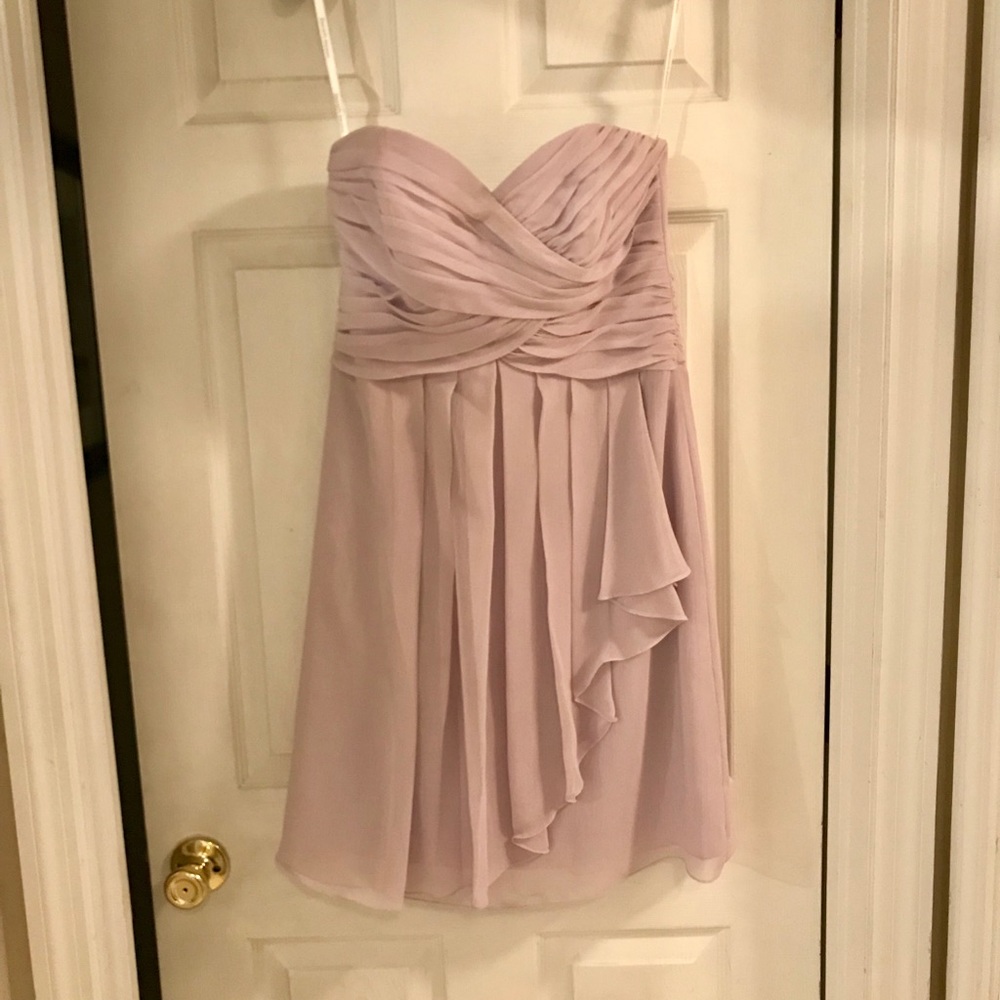 Lilac bridesmaid dress